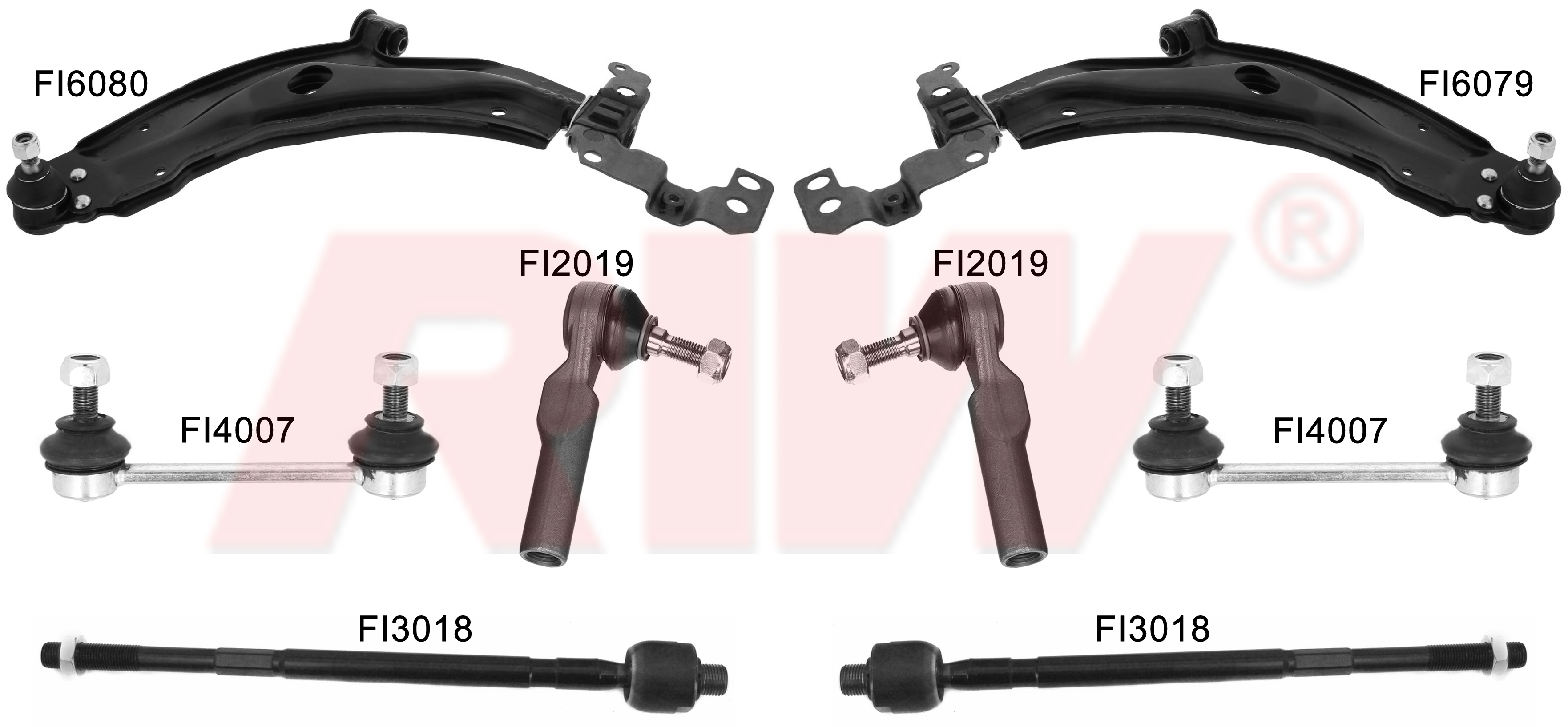 FIAT DOBLO (119) 2000 - 2010 Repair Kit